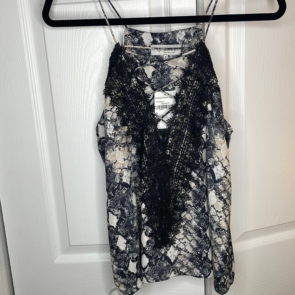 Snake print cami